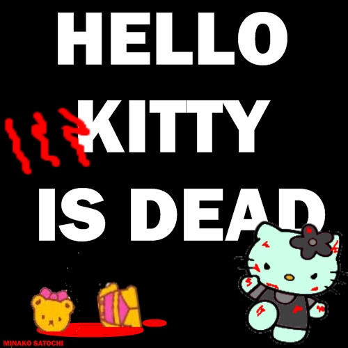 Hello Kitty as a Zombie