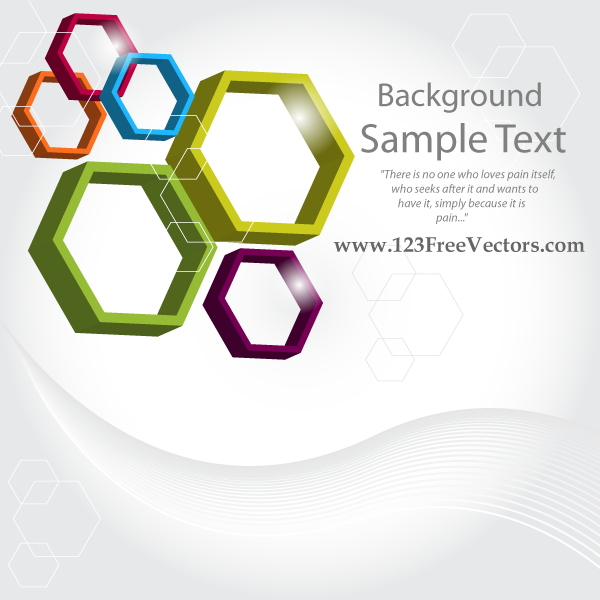 Hexagon Vector Free Download