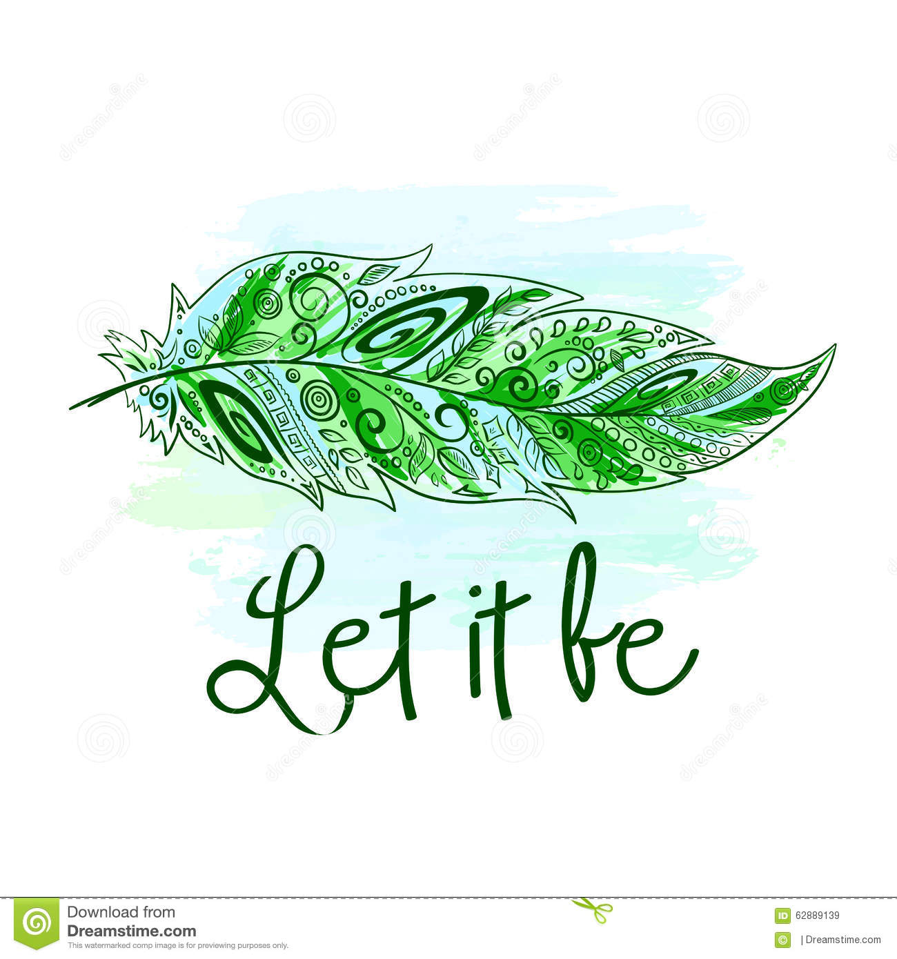 Hippie Feather Background Hippie Feather Background