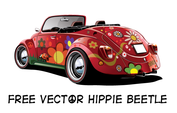 Hippie VW Beetle Hippie VW Beetle