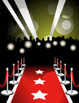 Hollywood Red Carpet and Lights Hollywood Red Carpet and Lights