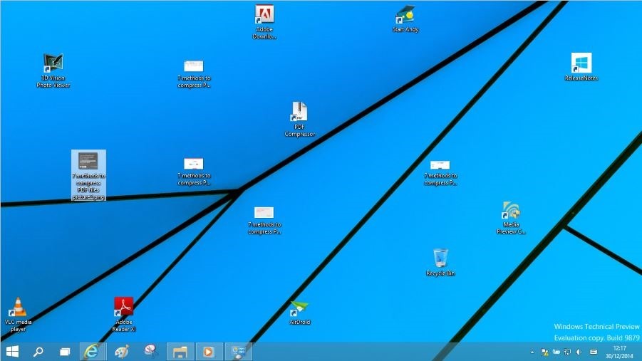 How to Lock the Icons On Desktop Windows 1.0