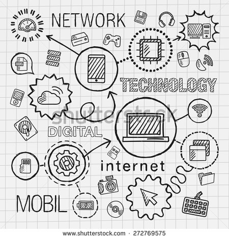 Illustrations Drawn Technology Illustrations Drawn Technology