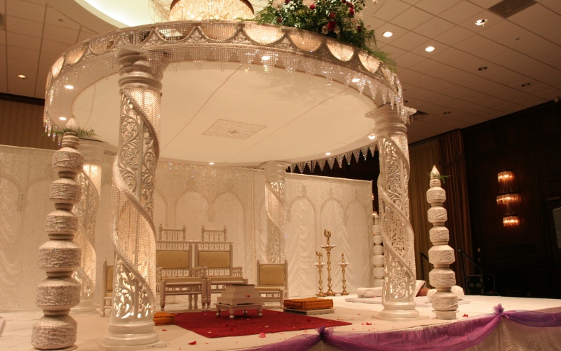 Indian Wedding Stage Decoration