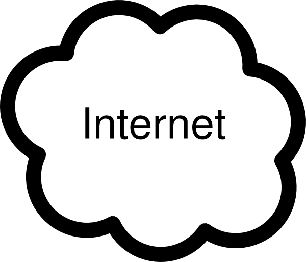 Internet Cloud Clip Art