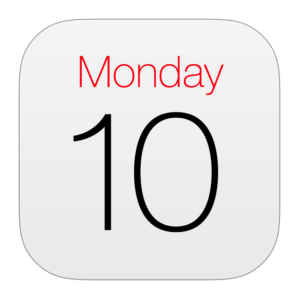 iOS 7 Calendar Icon