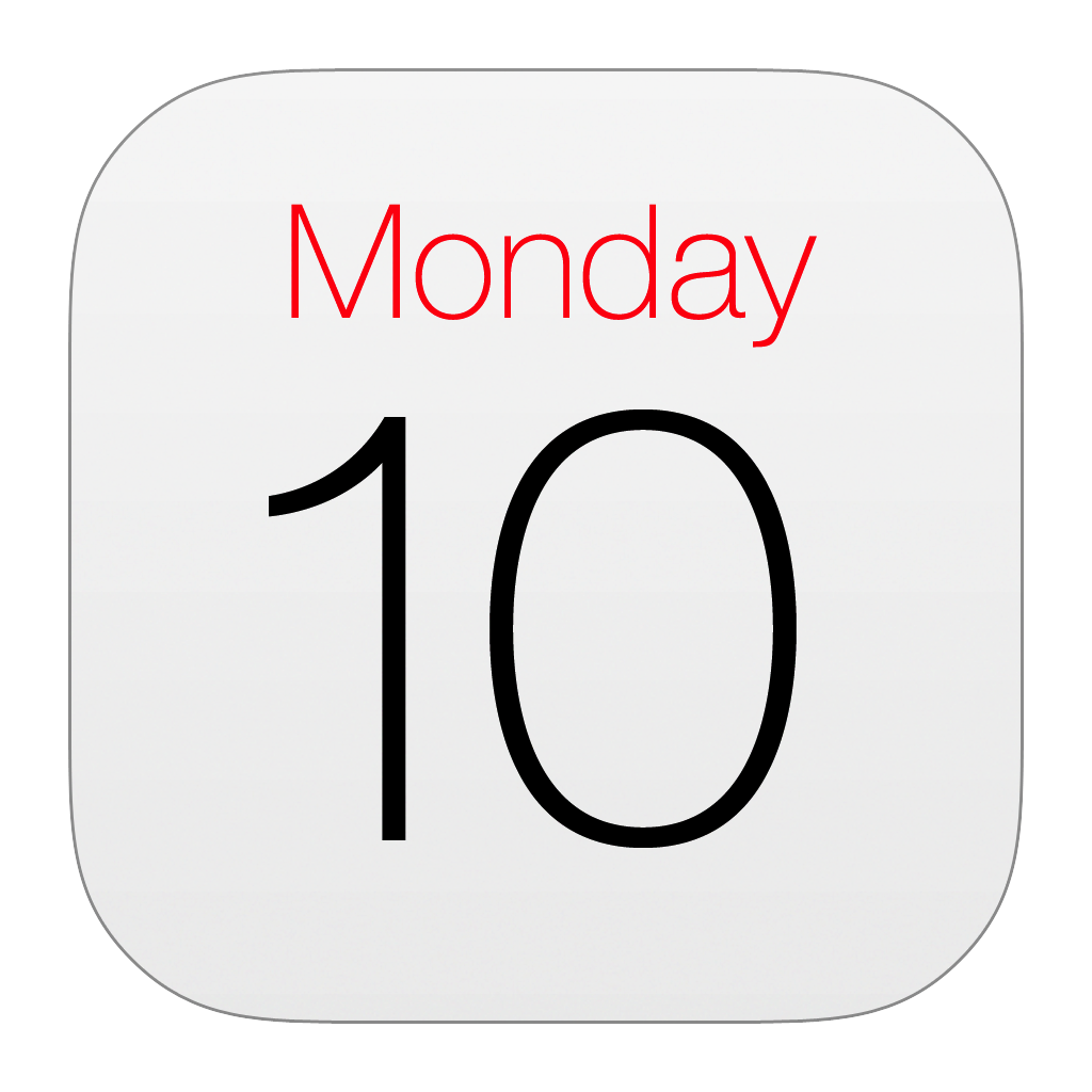 iOS 7 Calendar Icon iOS 7 Calendar Icon