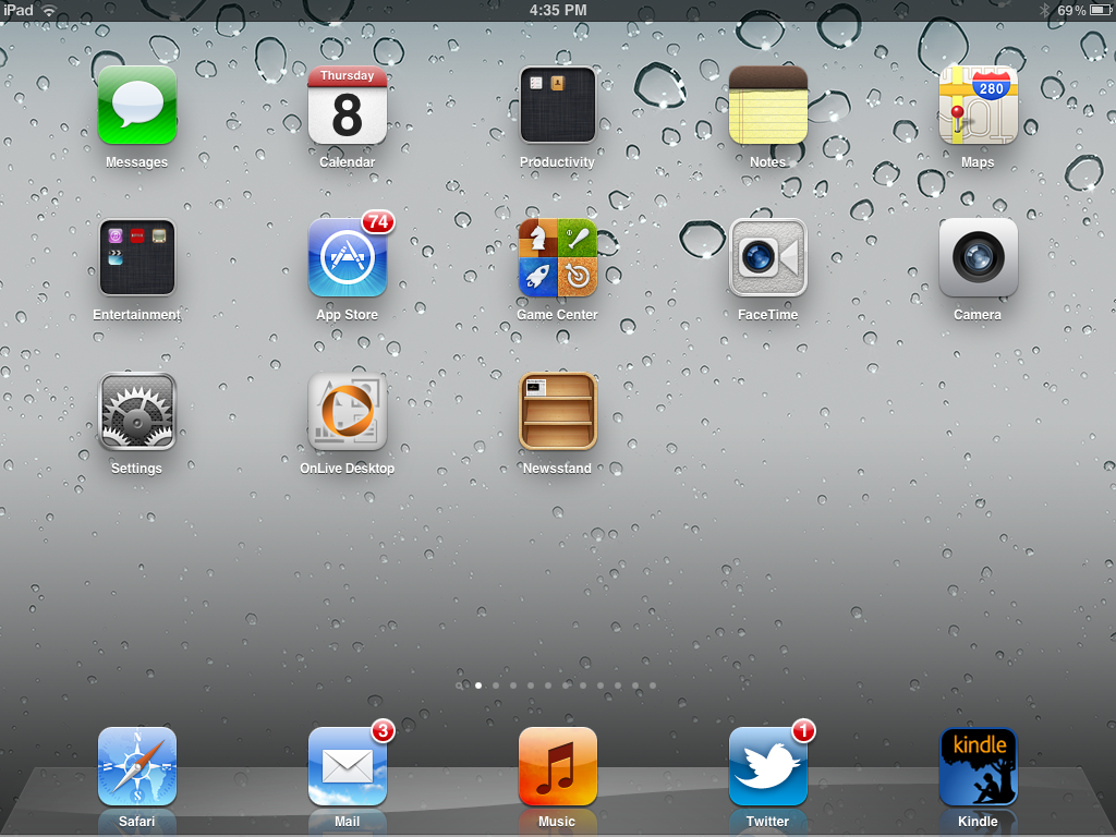 iPad Desktop Icons