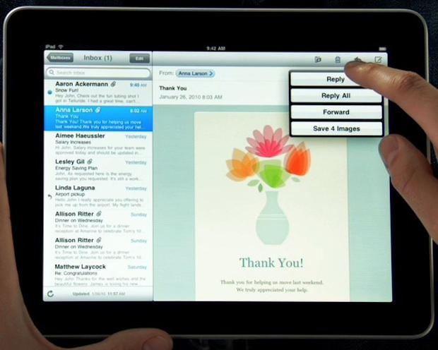 iPad Refresh Button