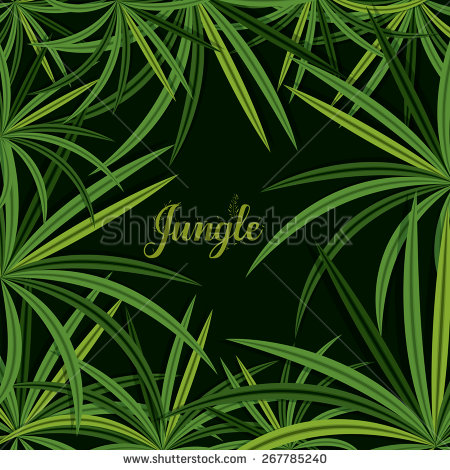Jungle Vector Landscape Art