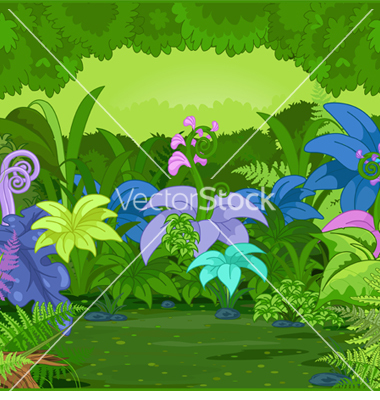 Jungle Vector Landscape
