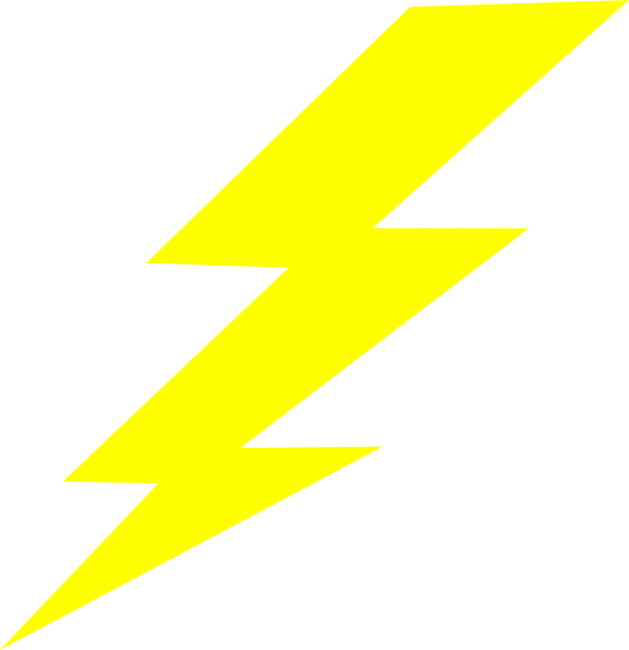 Lightning Bolt Vector Art