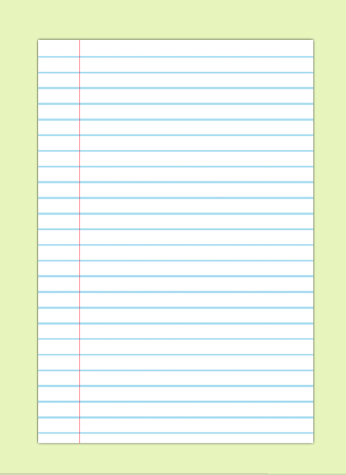 Lined Paper with Margins