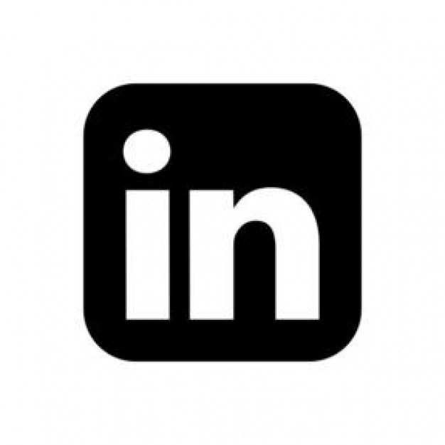 LinkedIn Logo Black