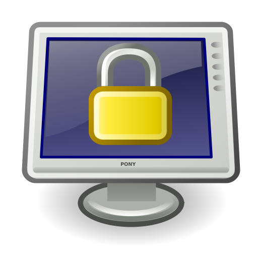 Lock Computer Screen Clip Art