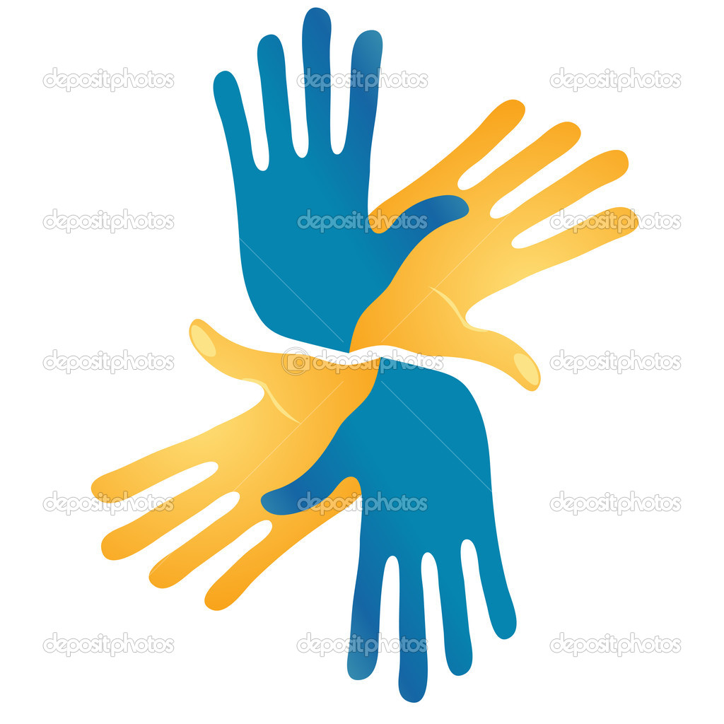 Massage Hand Symbol Vector