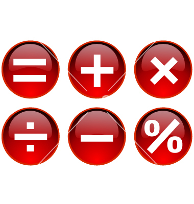 Math Symbols Vector