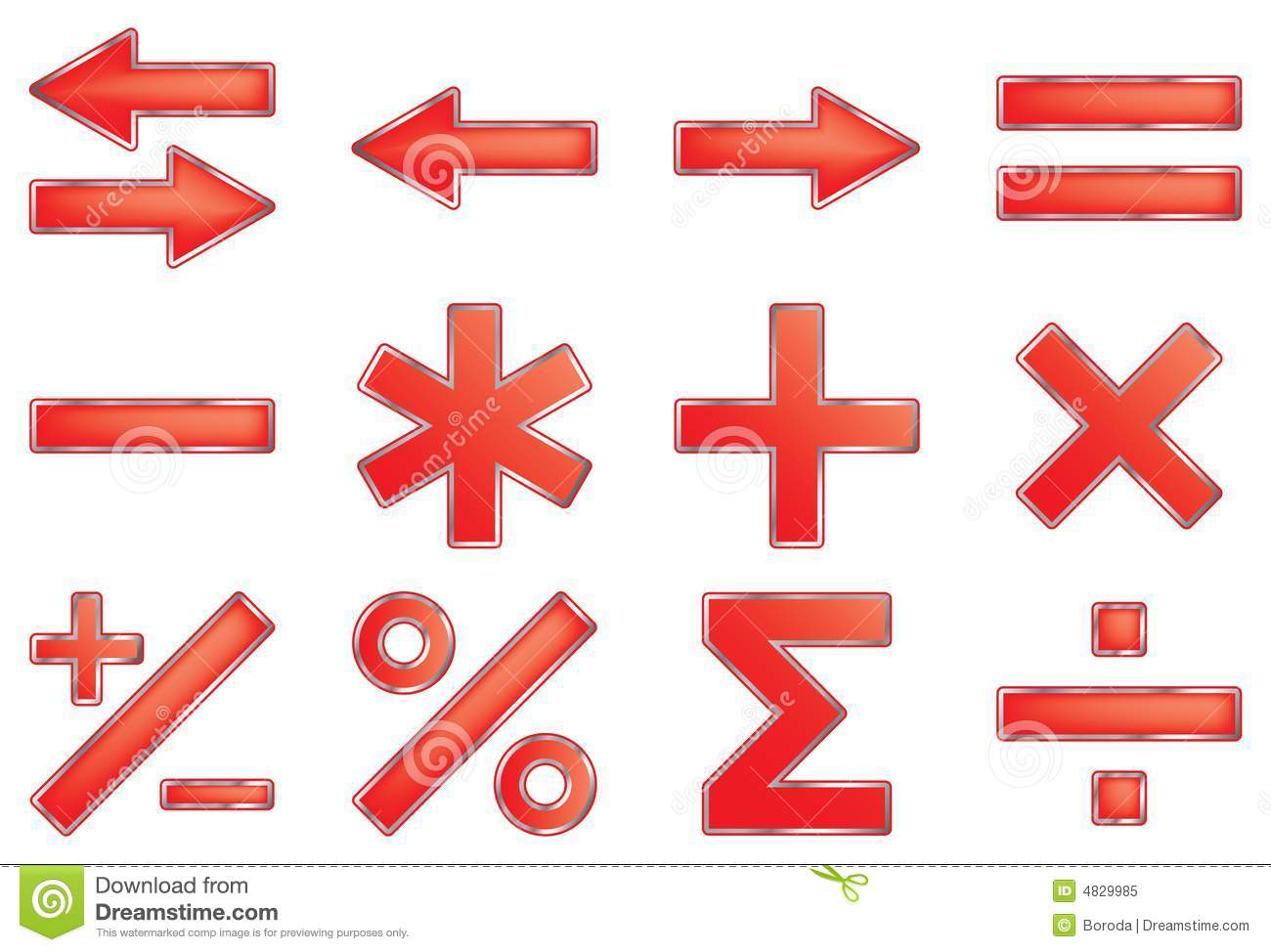 Mathematical Math Symbols