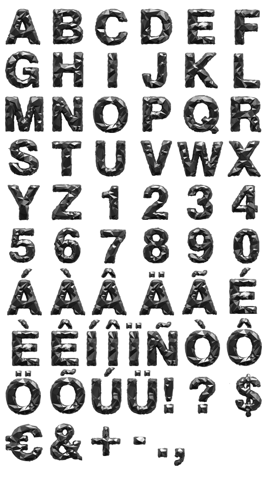 Melting Letters Font Alphabet Melting Letters Font Alphabet