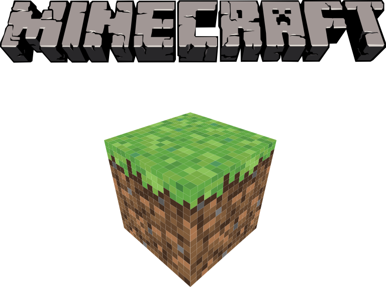 Minecraft Logo Drawing