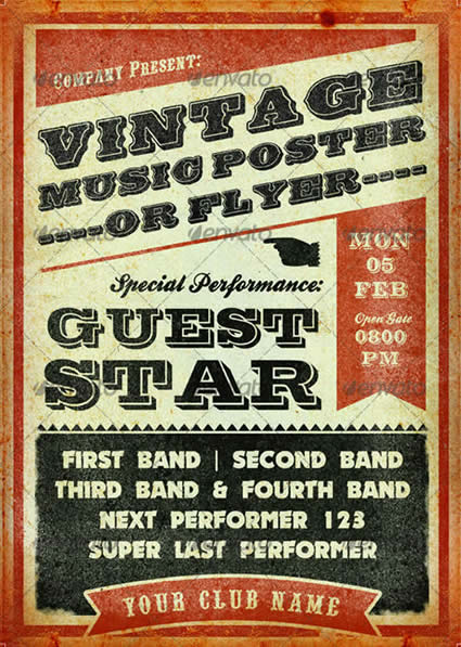 Music Concert Flyer Template Free