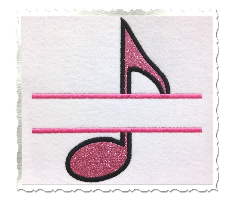 Music Notes Machine Embroidery Designs