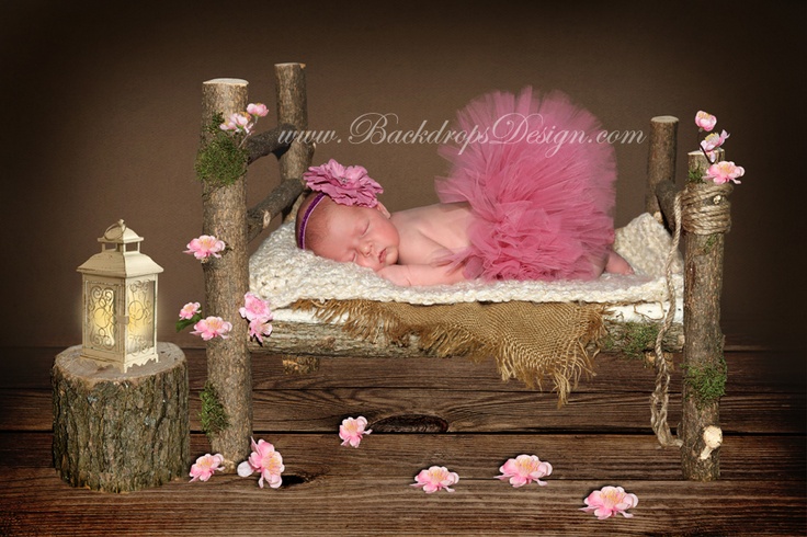 Newborn Baby Photography Bed Prop