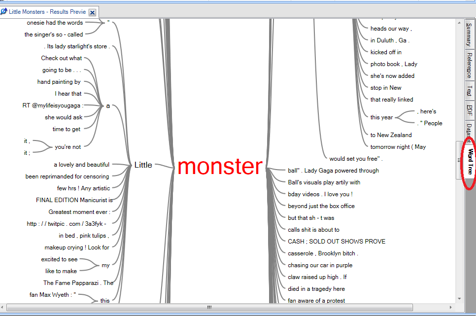 NVivo Word Tree