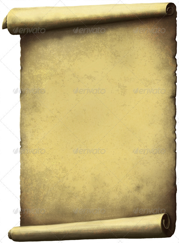 Old Scroll Paper Template