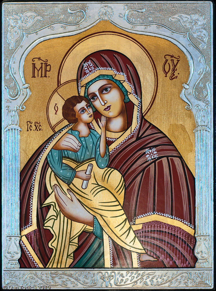 Orthodox Icon Mary and Jesus