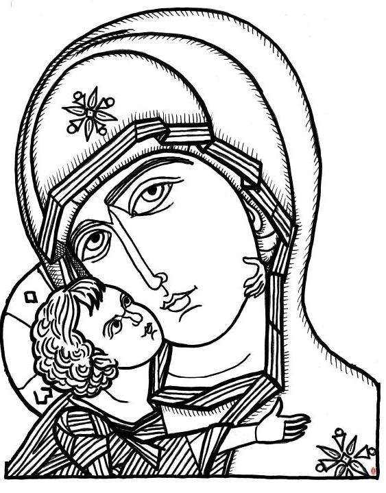 Orthodox Icons Coloring Pages