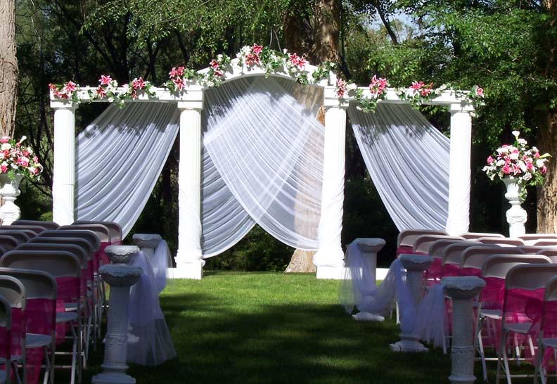Outdoor Weddings Backdrop Decoration Ideas