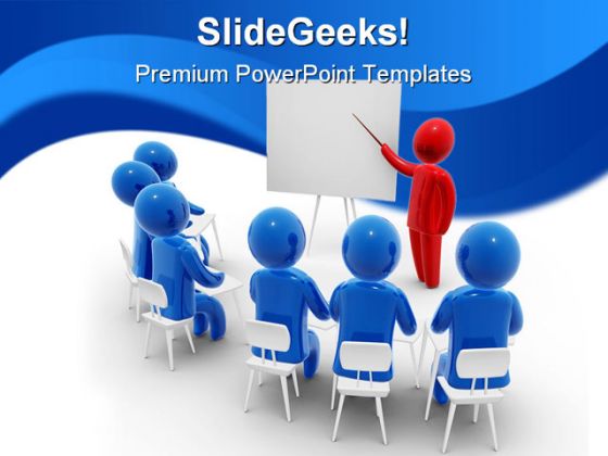 People Meeting PowerPoint Template People Meeting PowerPoint Template
