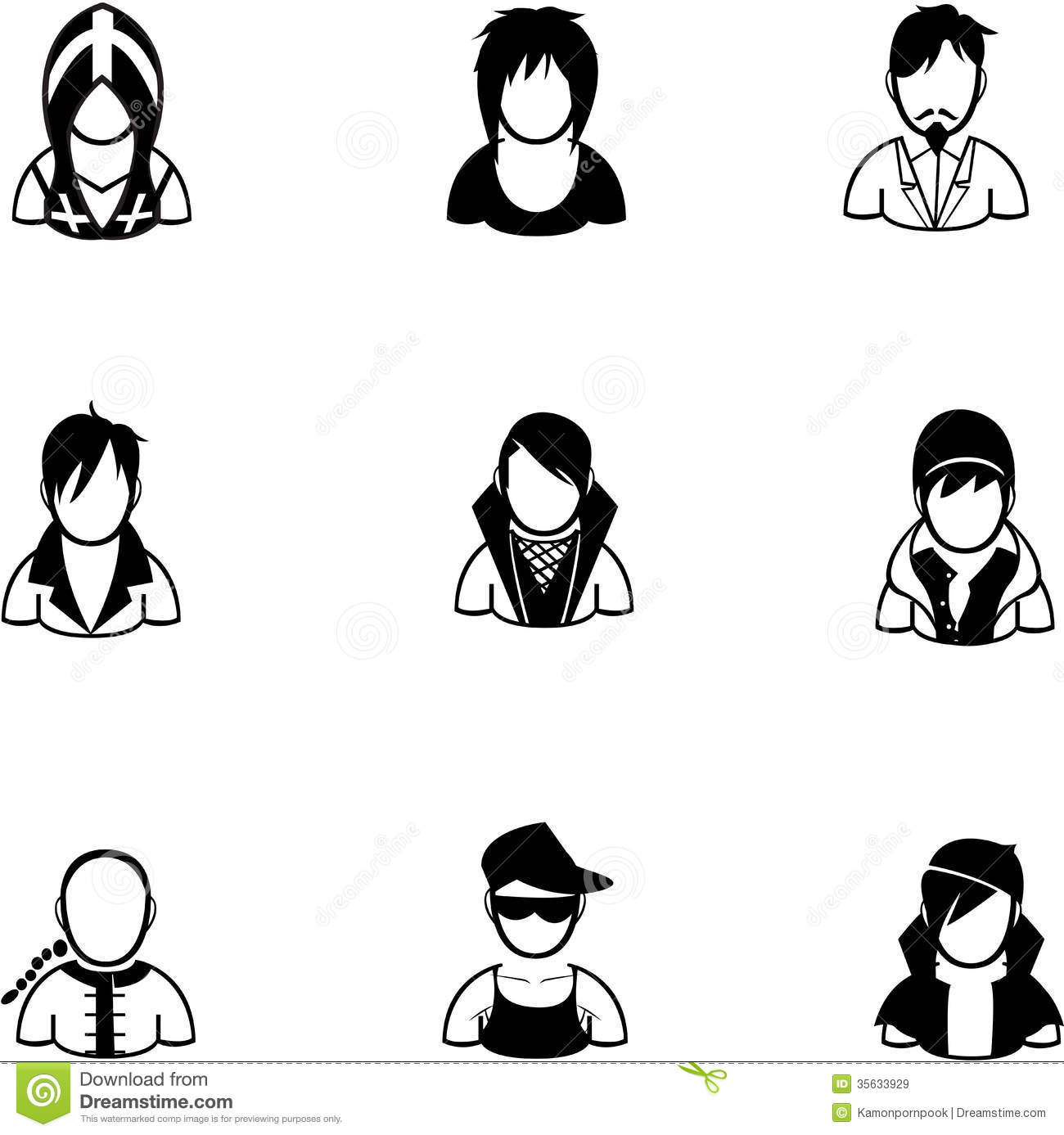 People Silhouette Icons