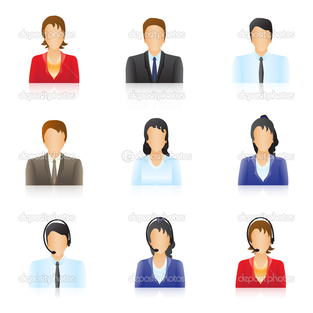 Person On Phone Icon Person On Phone Icon