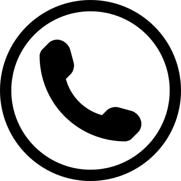 Phone Circle Icon Vector