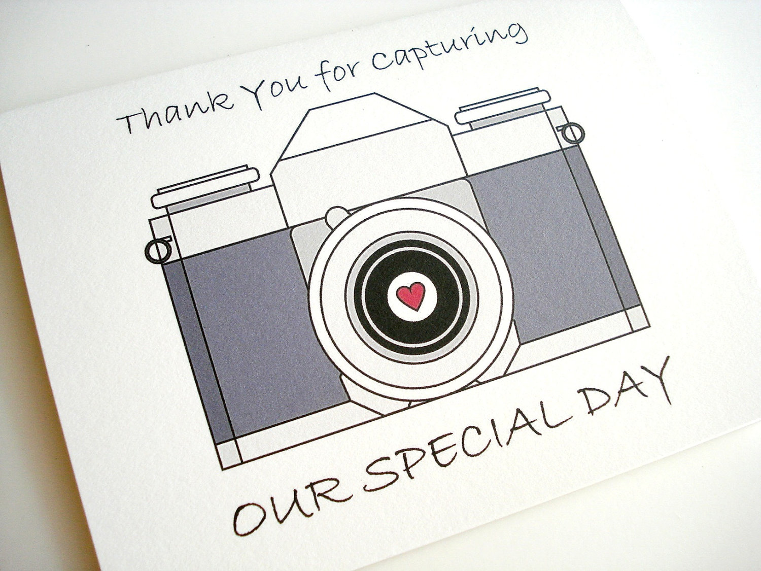 Photographer Thank You Card