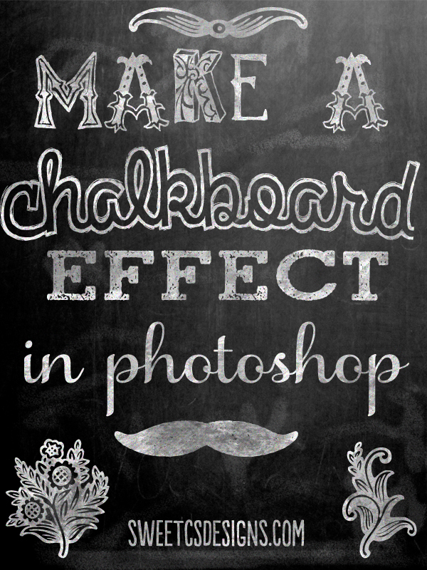 Photoshop Chalkboard Effect Photoshop Chalkboard Effect