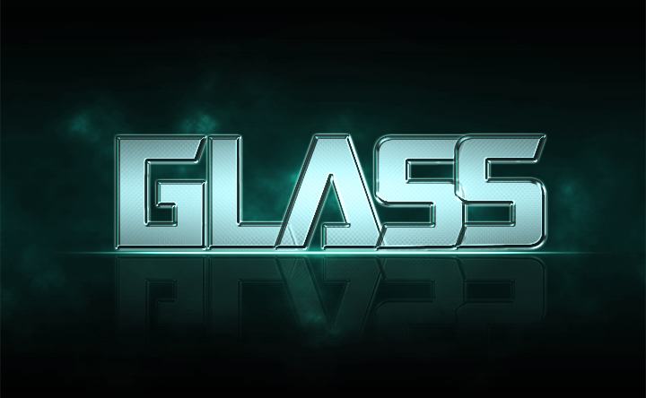 Photoshop Glass Text Tutorial
