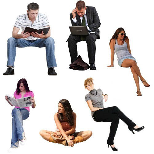 Photoshop Person Sitting Photoshop Person Sitting