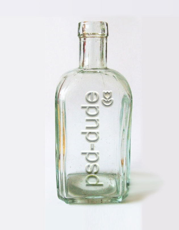Photoshop Transparent Glass Bottle