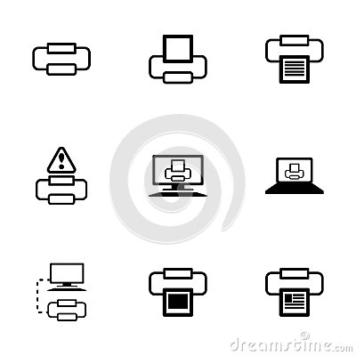 Printer Icon Vector