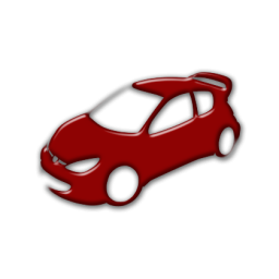 Red Car Icon Red Car Icon