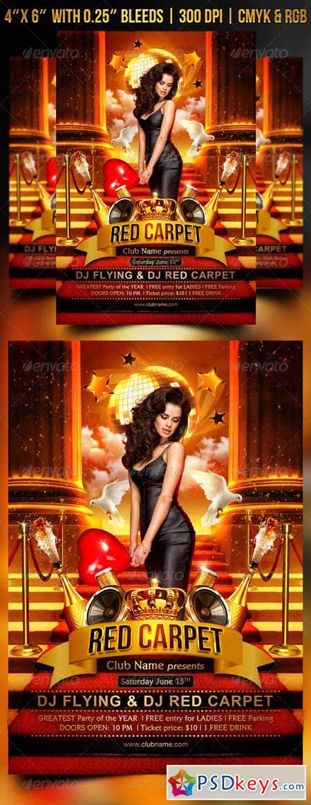 Red Carpet Flyer Template Red Carpet Flyer Template