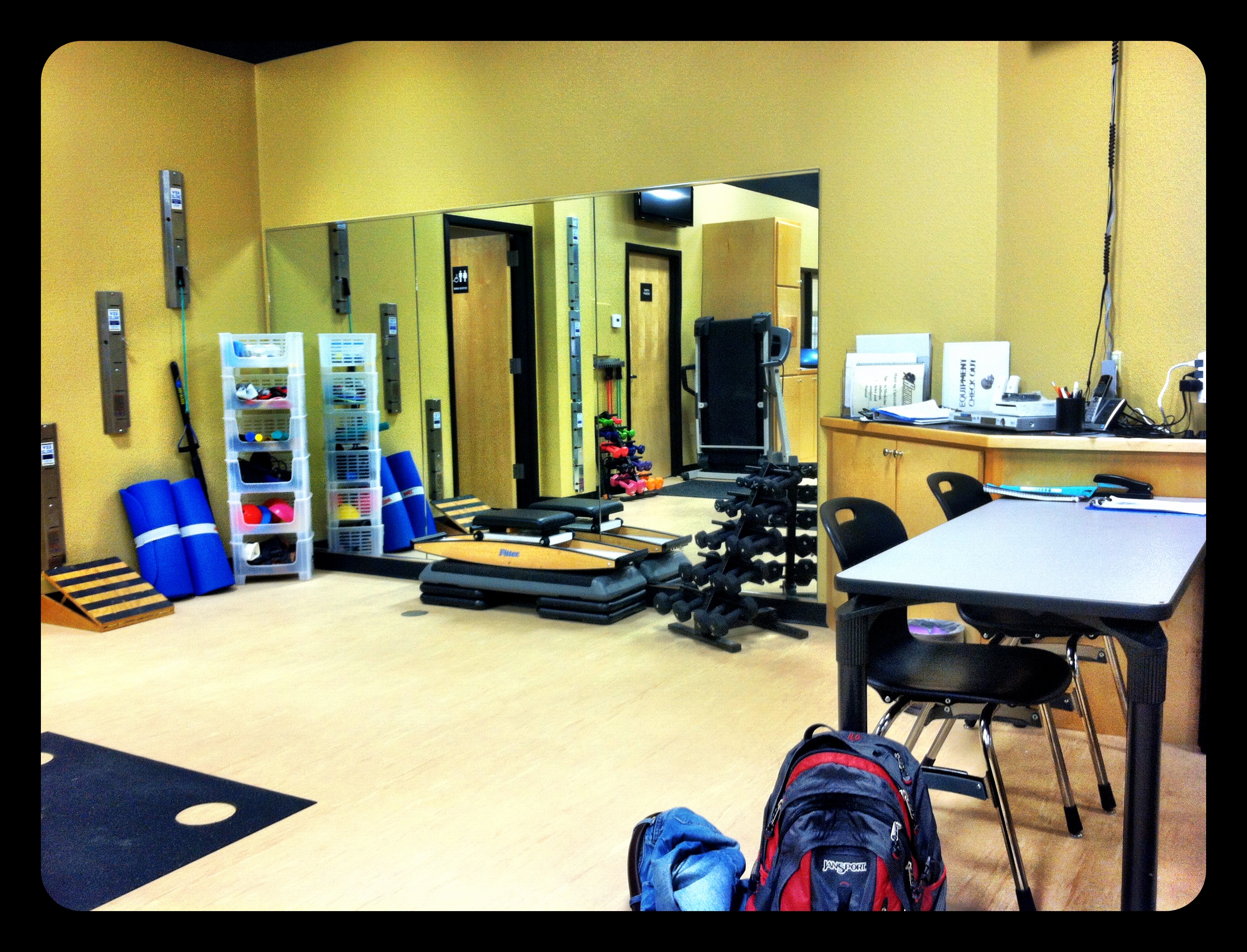 Rehab Area Athletic Training Room