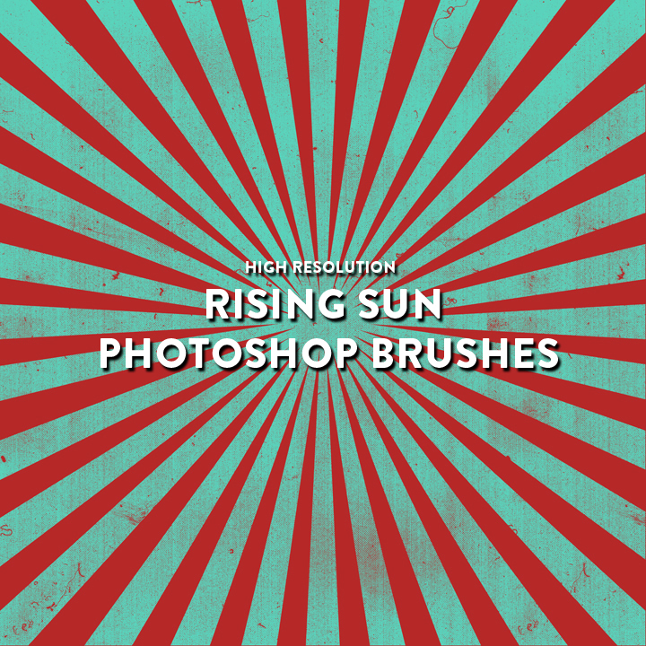 Rising Sun Photoshop Brushes