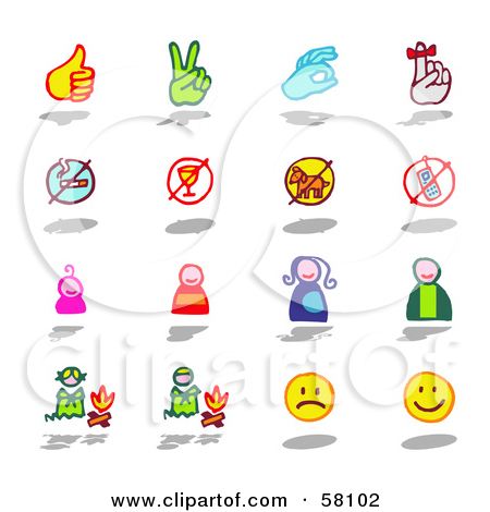 Sign Language for Love Emoticons