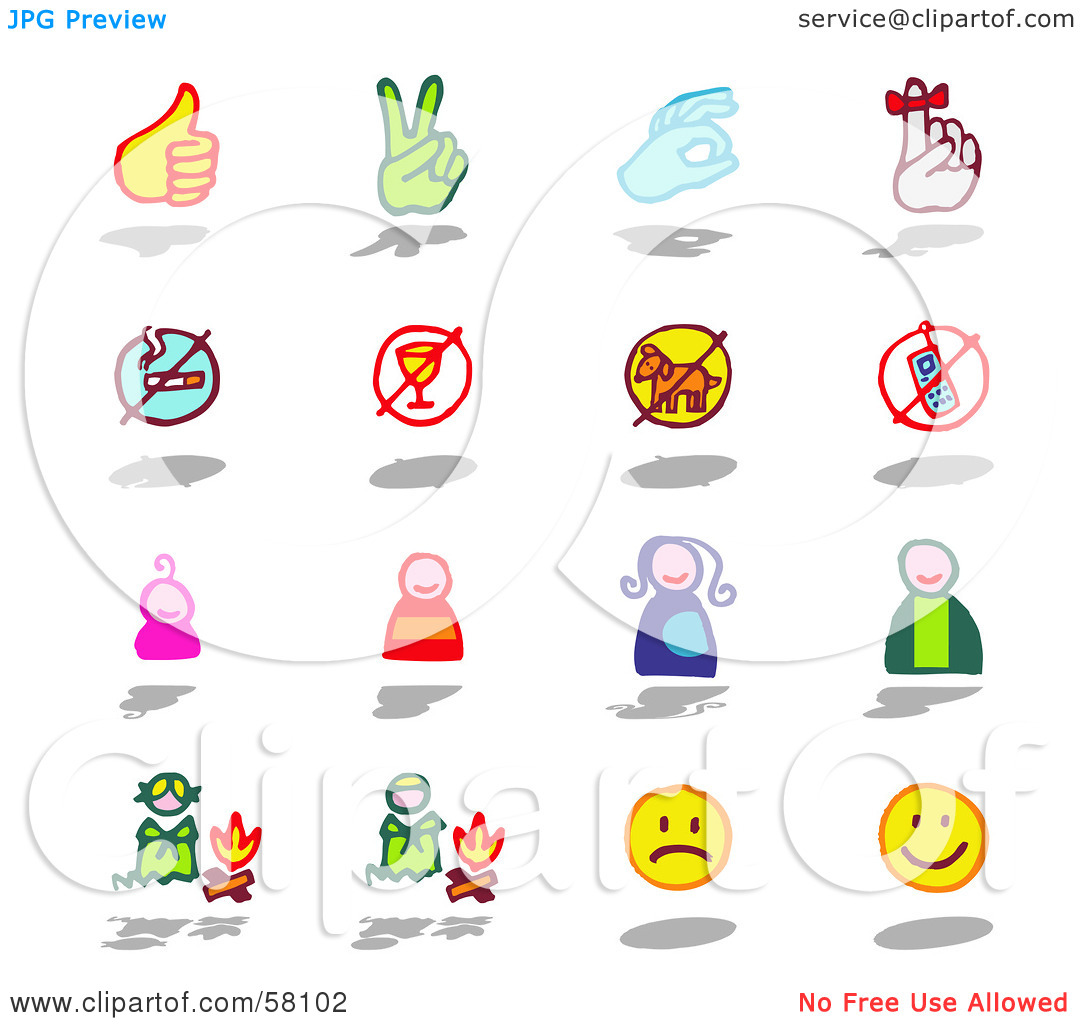 Sign Language Free Smiley Emoticons