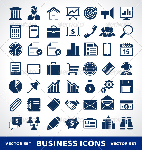 Simple Business Icon Vector