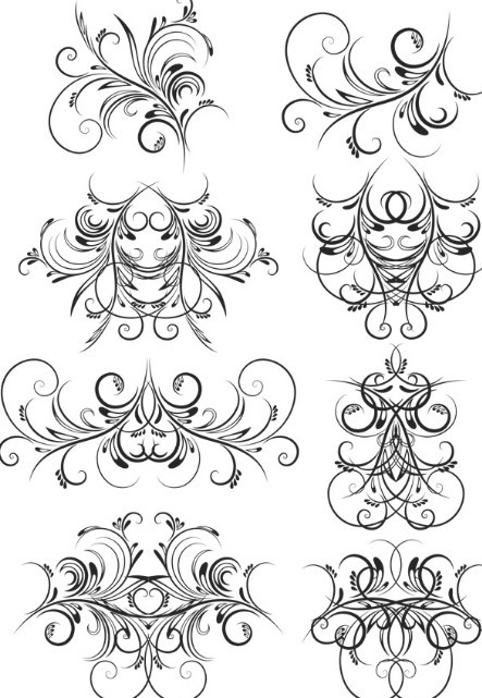 Simple Floral Pattern Vector Simple Floral Pattern Vector